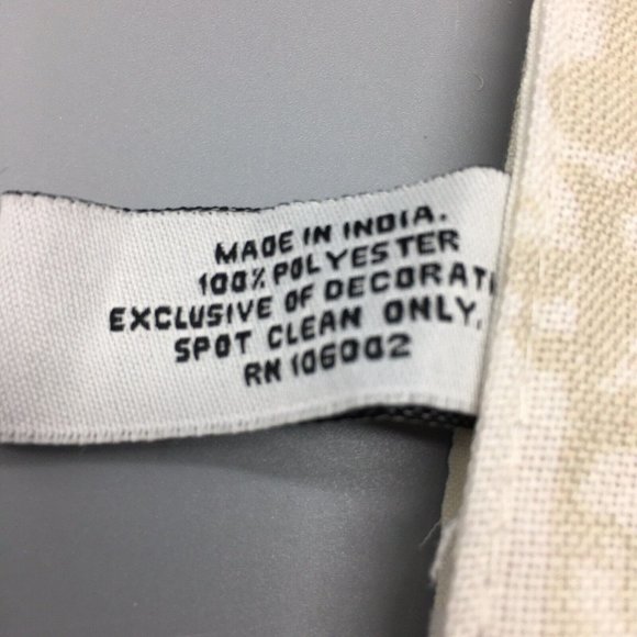 Nicole Miller Beaded Pumpkin Table Runner Blue Cream Thanksgiving Decor 14x72 - Picture 10 of 11